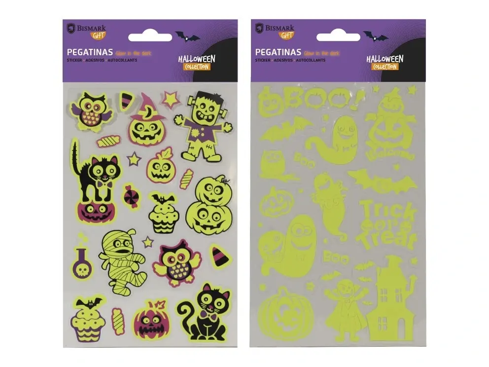 HALLOWEEN PEGATINAS GLOW IN THE DARK