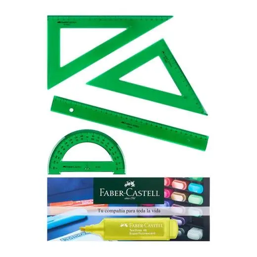 PACK REGLAS FABER CASTELL