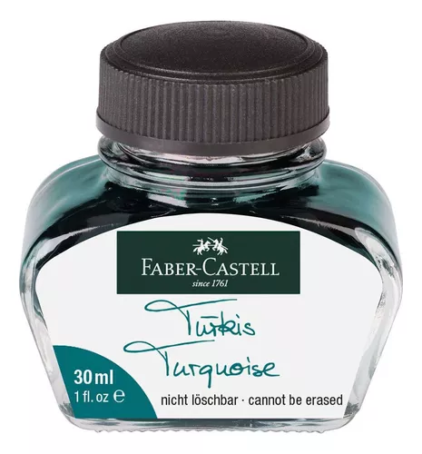 TINTA TURQUESA PARA PLUMA ESTILOGRAFICA FABER CASTELL