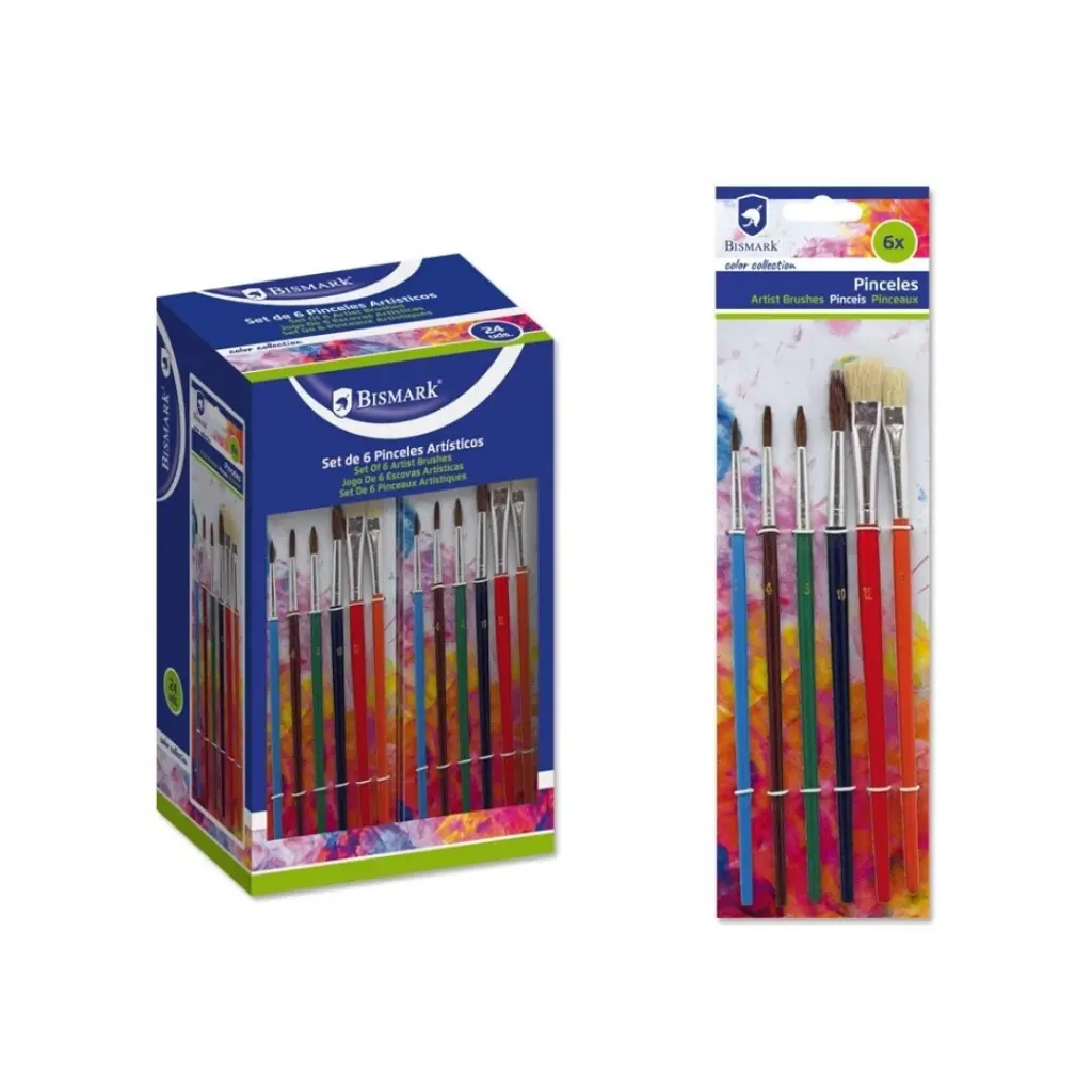 PACK 6 PINCELES