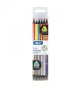 LAPICES DE COLORES FLUO BLACK WOOD
