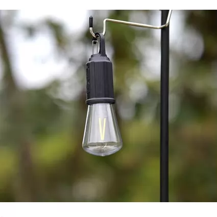 LAMPARA DE CAMPING COLGANTE CON GANCHO RECARGABLE USB TIPO-C IP20 - BENSON