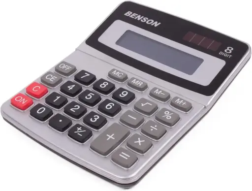 [9403BS] CALCULADORA SOLAR Y PILAS 8 DIGITOS BENSON