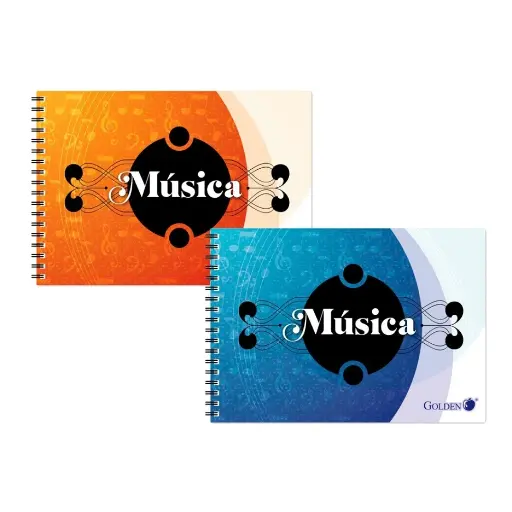 [321536] CUADERNO MUSICA A4 GOLDEN