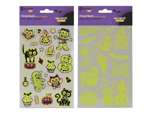 [332796] HALLOWEEN PEGATINAS GLOW IN THE DARK