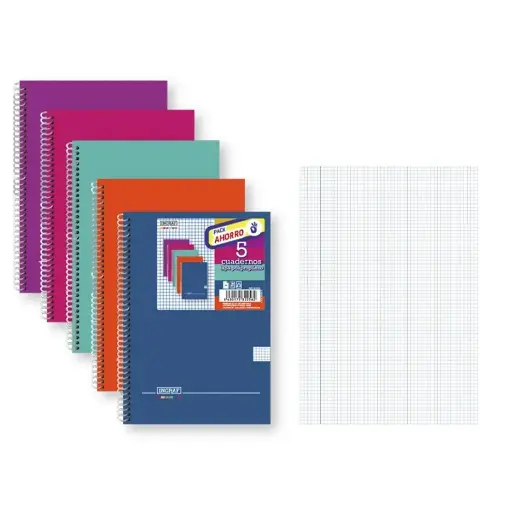 [332256] LIBRETA FOLIO SERIE MEDITERRANEO T.P. 80 H.90GRS CU PAST pack