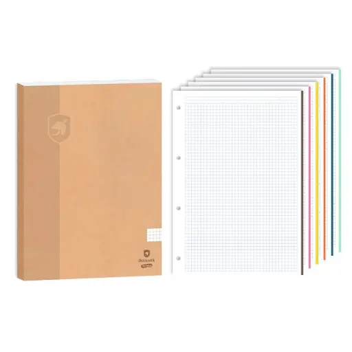 [328934] NATURAL COLOR RECAMBIO A4 120 HOJAS CUADRIC. 90G