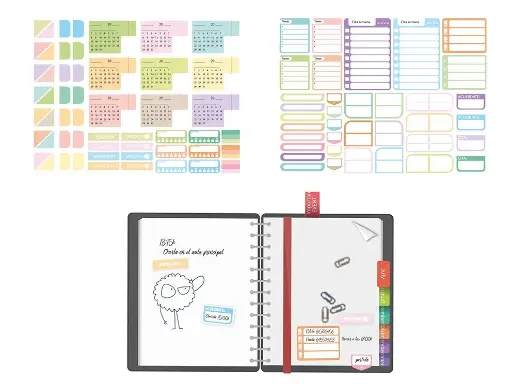 [331412] NOTAS PLANNER 2 HOJAS DE PEGATINAS PLANIFICADORAS