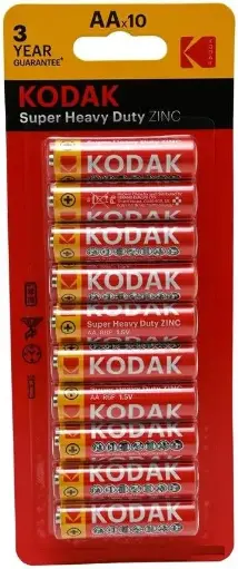 [30946798] PILA AA (PACK 10) KODAK SUPER HEAVY DUTY LR6 1.5V 