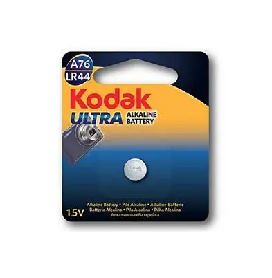 [30986336] PILA BOTON ALCALINA KODAK MAX LR44 / A76 1.5V (PACK 1)