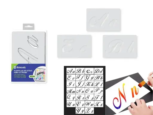 [330112] PLANTILLAS PP PARA LETTERING - MAYUSCULAS Y MINUSC
