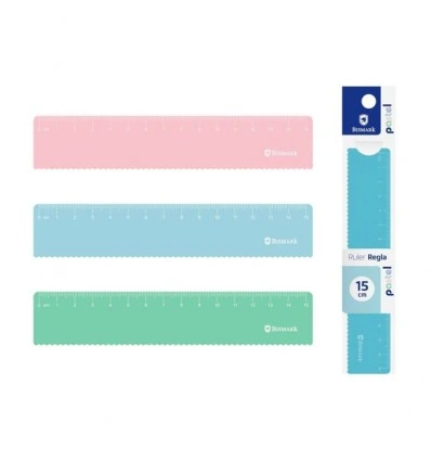 [332324] REGLA PASTEL 15 CM