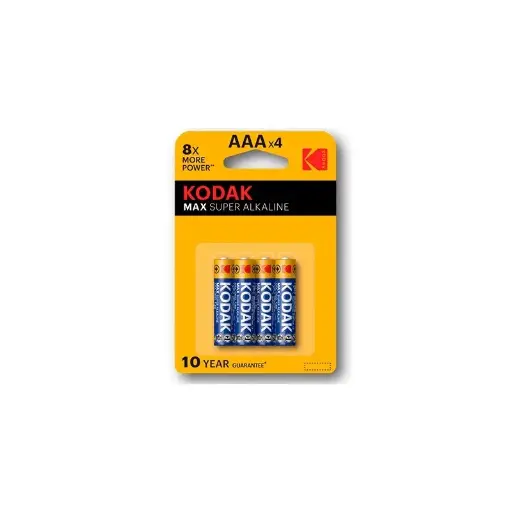 PILAS KODAC MAX SUPER ALKALINA AAAA x4