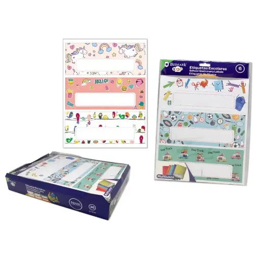 [325715] ETIQUETAS MARCADORAS CARPETAS 20X8 CM 6 UDS