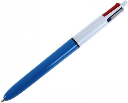 [982866] BOLIGRAFO BIC 4 COLORES ORIGINAL AZUL CLASICO