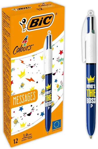 [992563] BOLÍGRAFO 4 COLORES MESSAGES