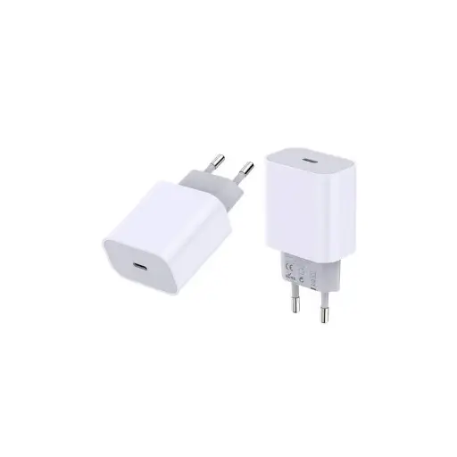 [14587/BS] CARGADOR ENCHUFE USB TIPO-C 20W BLANCO