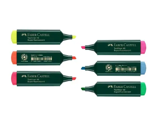 MARCADOR PASTEL TEXTLINER 46 - FABER CASTELL -