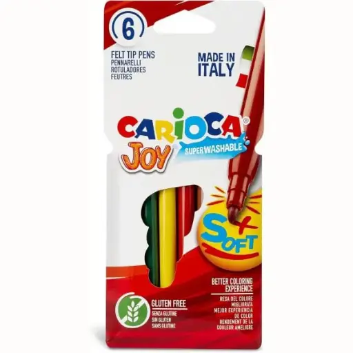 [40549] ROTULADOR JOY PUNTA FINA COLORES SURTIDOS ESTUCHE 6 UD 