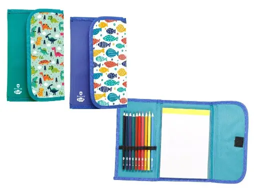 [329713] ESTUCHE DE DIBUJO INFANTIL con 10 pinturas y libreta - BISMARK -