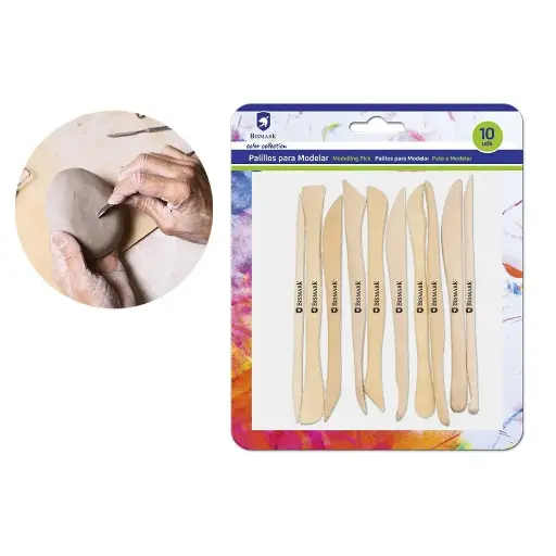[329981] HERRAMIENTAS PARA MODELAR 10 UND MADERA - BISMARK -