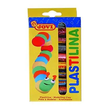 [90/10] PLASTILINA BARRA 15GR COLORES SURTIDOS ESTUCHE 10 UD - JOVI -