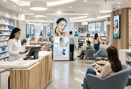 Cartelería digital en farmacias