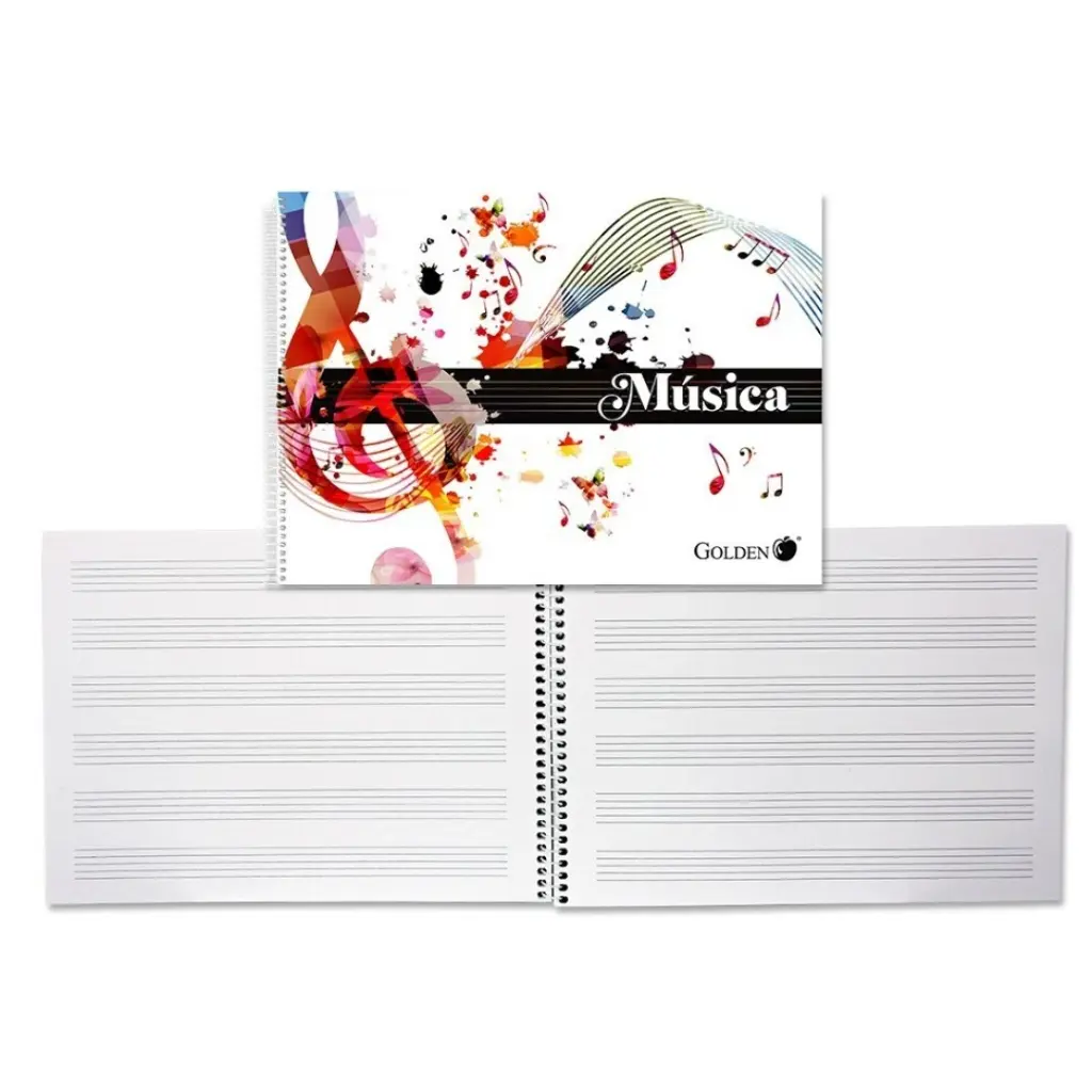 CUADERNO DE MUSICA GOLDEN