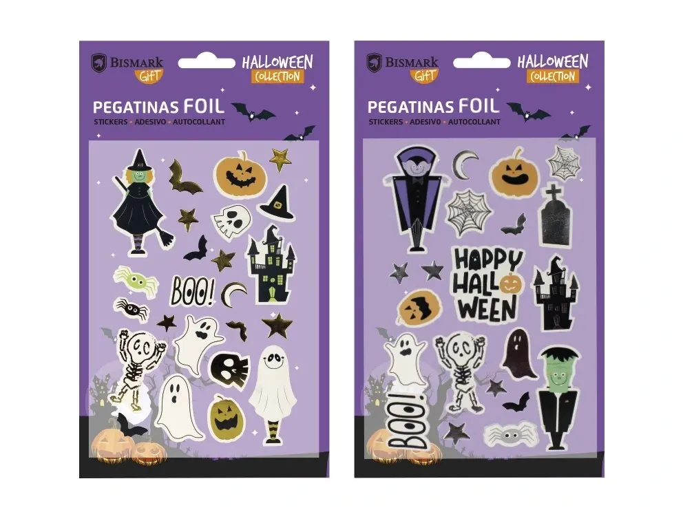 HALLOWEEN PEGATINAS FOIL