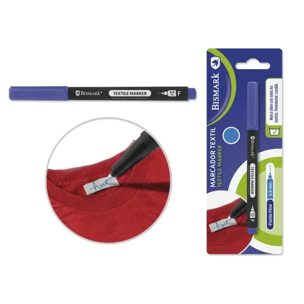 ROTULADOR PERMANENTE TEXTIL 0,6mm