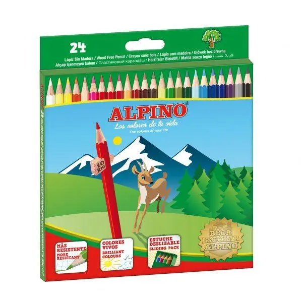 ESTUCHE LAPICES DE COLORES ALPINO