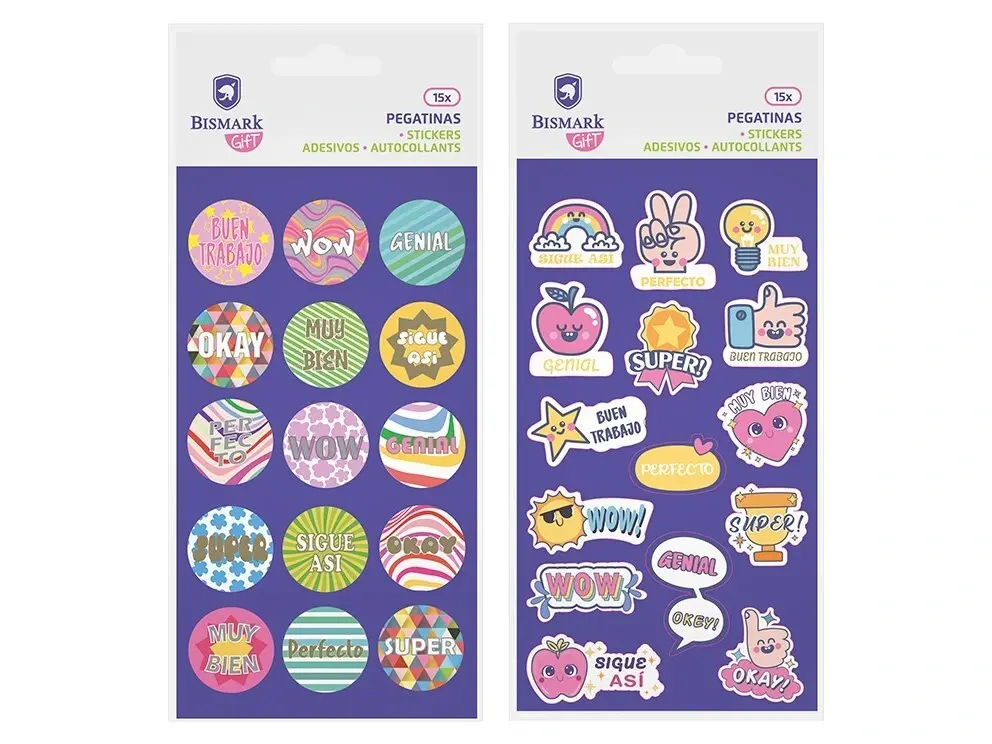 PEGATINAS PUFFY FOIL DORADO RECOMPENSAS