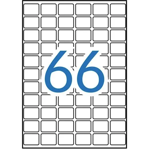 01864 ETIQUETAS ADHESIVAS 16X22MM MANUAL/IMPRESION CON ROMOS 66 X 15H A5 BLANCO APLI