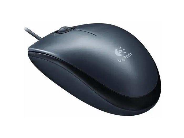 RATÓN M90 CABLE USB 1000PPP AMBIDIESTRO 2 BOTONES GRIS - LOGITECH -