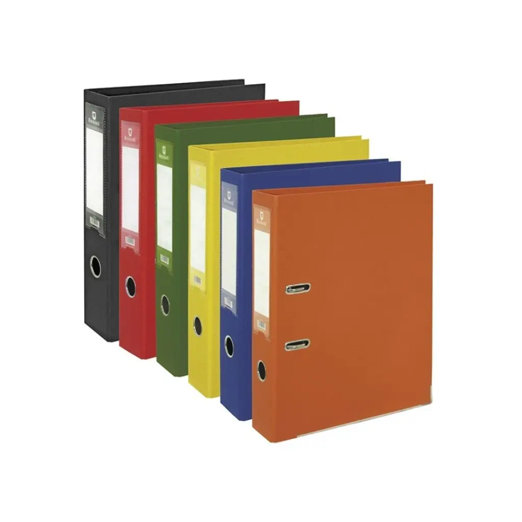 ARCHIVADOR A-Z polipropileno Fº LOMO 75  - BISMARK - pack 25 unidades colores surtidos